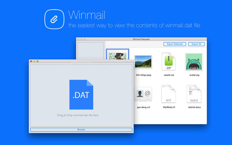 access winmail.dat file