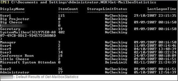 Get-MailboxStatistics - Find The Largest Files in Exchange Mailboxes