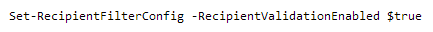 Enable Recipient Lookup Using Exchange Management Shell