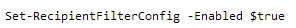 Enable recipient filtering in Exchange