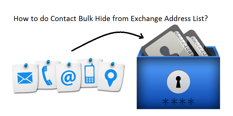 How to do Contact Bulk Hide from Exchange Address List?